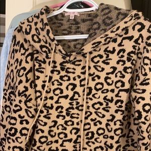 Sweater leopard print 2x-3x